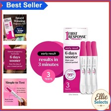 Early Result Pregnancy Test 3 Pack First To Detect Technology 6 Days Sooner