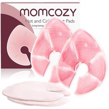 Breastfeeding Hot Cold Packs 2 with Covers Pink