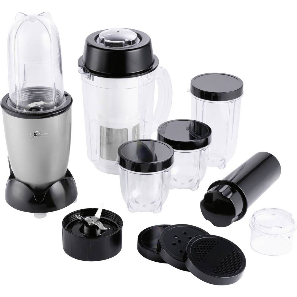 GourmetMaxx 14949 Миксер GOURMETmaxx Mr. Magic 18-tlg. 400 Вт grau/schwarz