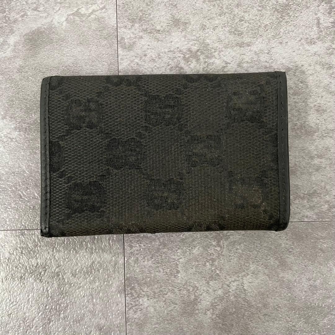 Gucci Key Case Black Gg Pattern Interlocking - image 2
