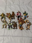 Vintage TMNT Mutant Figure Lot 10 Wingnut Leatherhead Groundchuck Dirtbag Splint