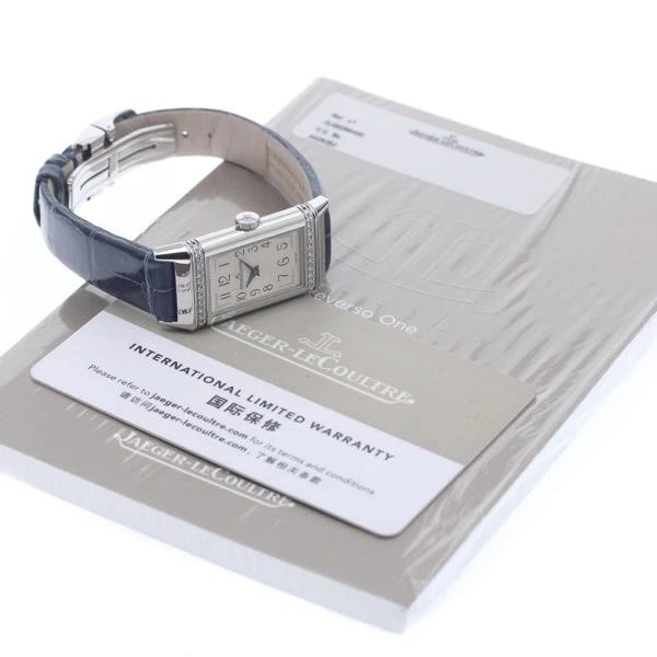 Jaeger LeCoultre — Jaeger-LeCoultre Reverso One Q3288420/201.8.47 20mm SS Silver Dial Watch #C2011