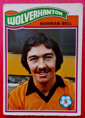 NORMAL BELL WOLVES BLACKBURN DARWEN NEW ENGLAND TEA MEN 1978 TOPPS CARD No 324