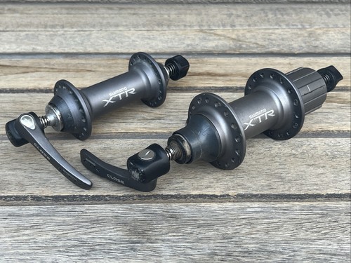 Shimano XTR HB-M950 & FH-M950 32-Hole F&R Hubs with qr skewers - 100/135 spacing