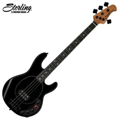 Sterling by Music Man DarkRay Black 4-String Bass Darkglass Preamp Neu
