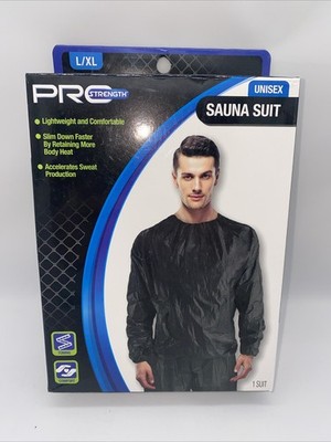 Pro Strength Unisex Sauna Suit - L/XL Lightweight Comfortable- Sweat More Faster