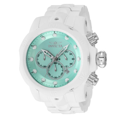 Invicta Venom Phantom Men's 54mm Turquoise Dial White Chronograph Watch 48222