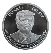 The Golden State Mint 5oz Donald J. Trump .999 Silver Round