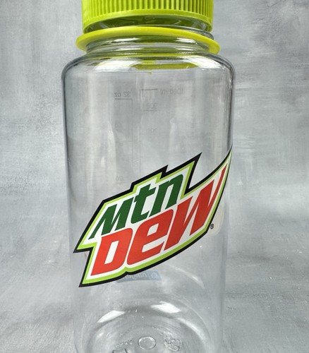 Taza de viaje reutilizable Nalgene Mtn Dew tapa verde rocío de montaña rara 0186 - Imagen 3 de 4