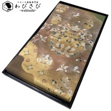 FUKURO OBI mother-of-pearl inlay GOLD Japanes...