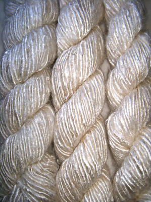 500 Grams Himalaya Recycled Banana Silk Knitting Woven Yarn Natural Color