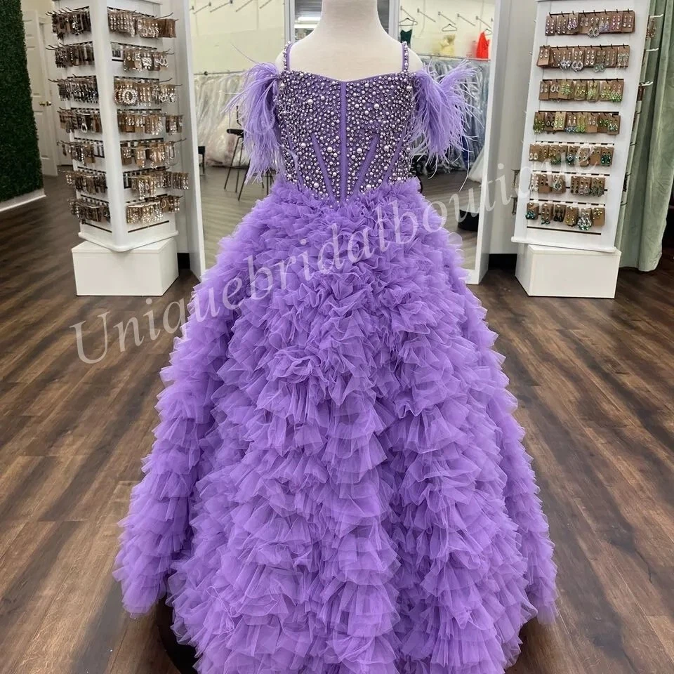 Custom Made little Kid Teens Preteen Birthday Formal Party Pageant Gown - Image 3 of 4
