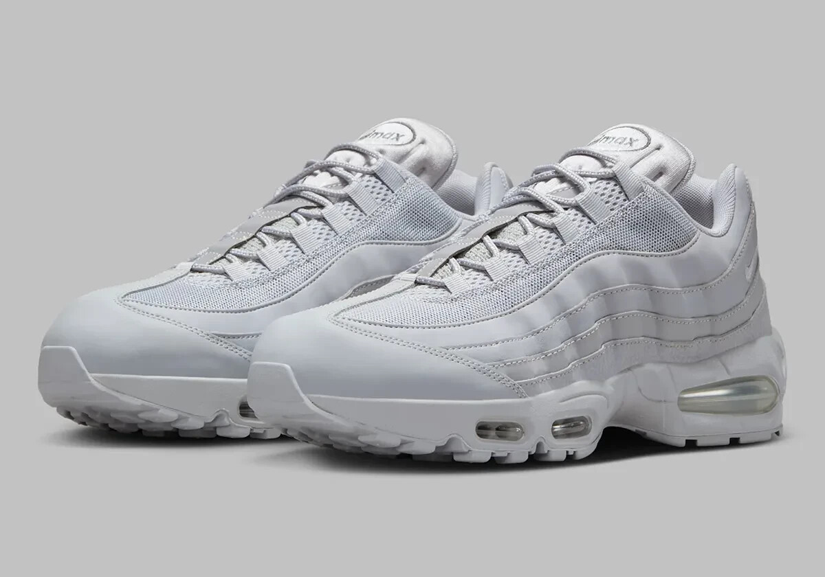 New Mens Nike Air Max 95 OG Big Bubble Wolf Grey | eBay