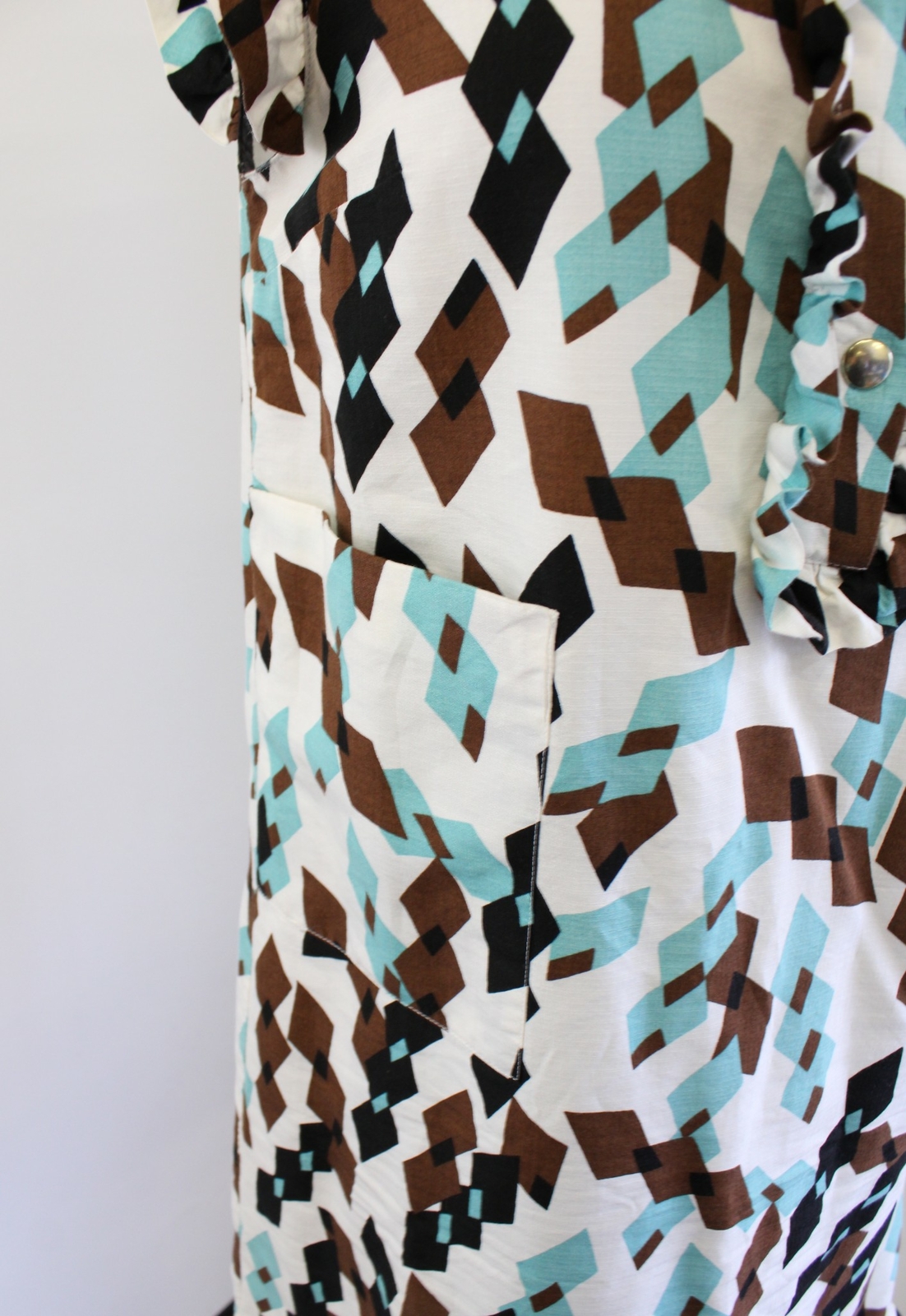 Marni Winter Edition 2012 Abstract Printed Ruffle Shi… - Gem