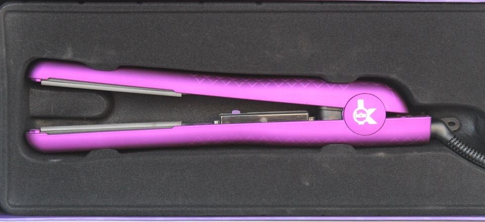 PROFESIONAL PURPLE CERAMIC HAIR STYLER 1.25" HAIR IRON BEST STRAIGHTENER FOR YOU
