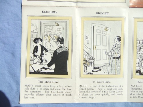 1918 YALE Door Closing Hardware Devices Advertising Brochure Yakima Hardware Co - Picture 8 of 10