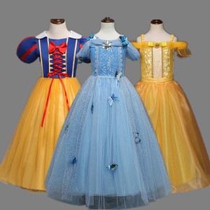 Disney-Princess-Costume-Kids-Girls-Halloween-Cosplay-Party-Fancy-Dress