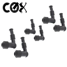 6x SPARK PLUG CAP BOOT REPLACEMENT FOR NGK LB05FB/EP 8020 90 DEGREE ELBOW