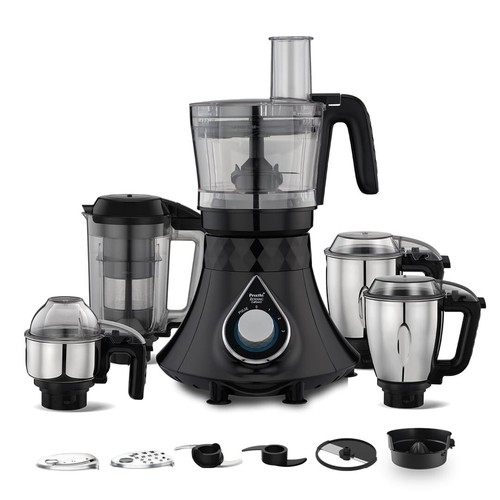 Preethi Plastic Zodiac Cosmo Mixer Grinder For Kitchen Black(Mg236)
