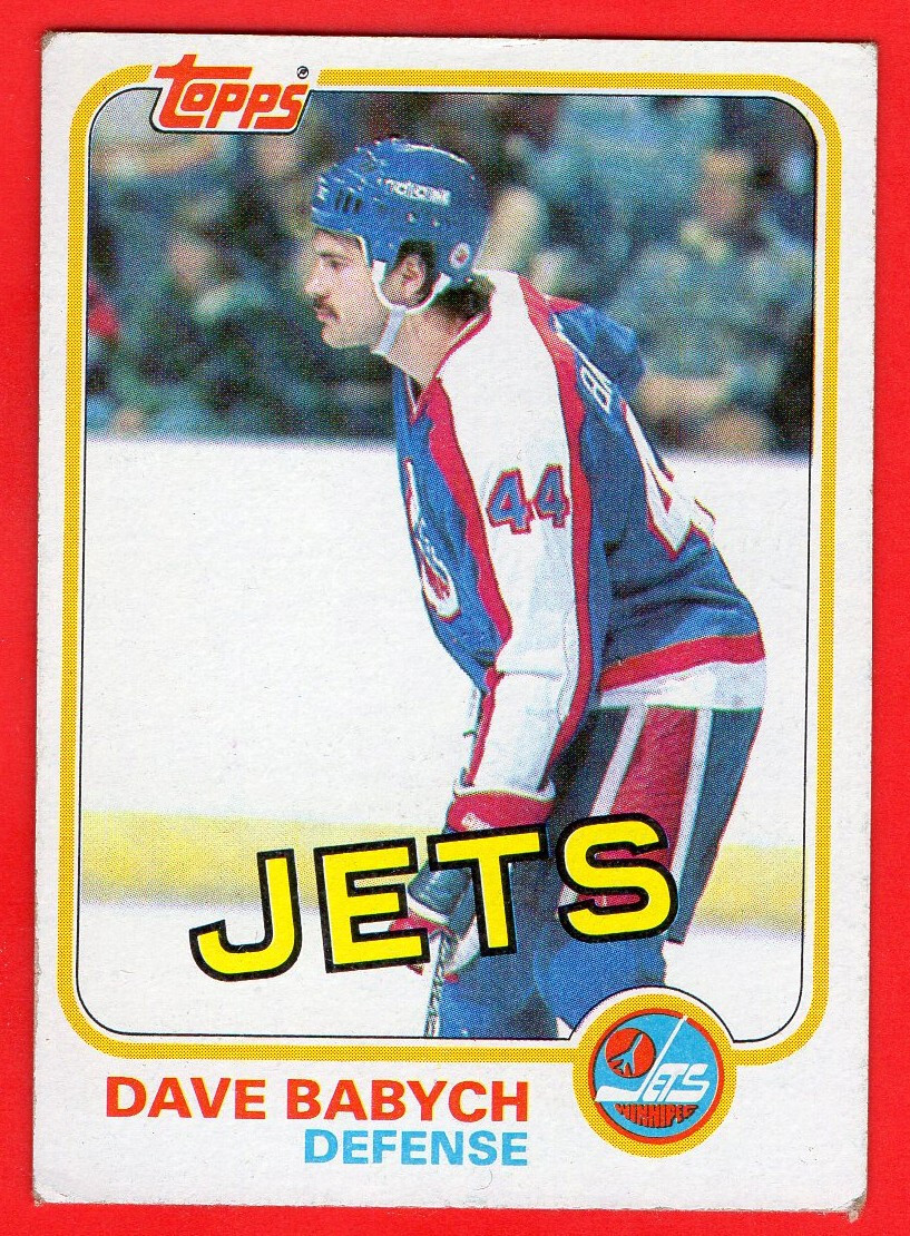 Dave Babych #1 Hockey Cards 1981 Topps trading card — raw and PSA graded price guide