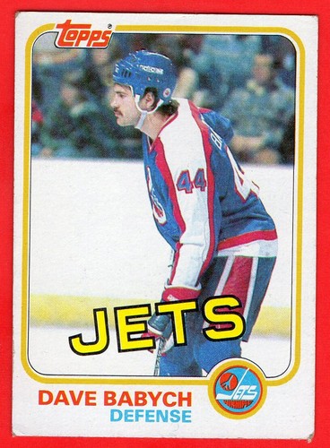 Dave Babych #1 1981 Topps card