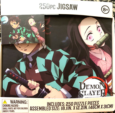 Paladone 250pc DEMON SLAYER Jigsaw Puzzle with Tin (18in x 12.2in