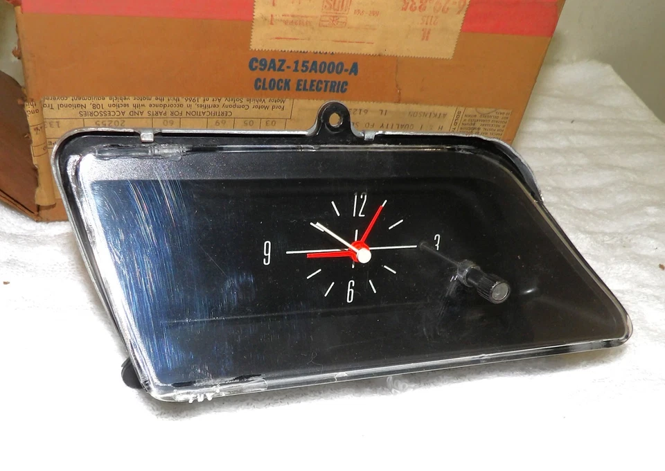 Ford Custom Galaxie 500 XL LTD 1969 Fastback Wgn Convertible Nuevo de Lote Antiguo Reloj Eléctrico Foto 2 de 4