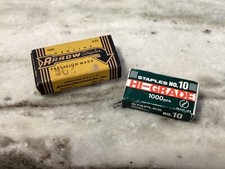 VTG Stapler Boxes With Staples-Lot Of 2-JAPAN & USA