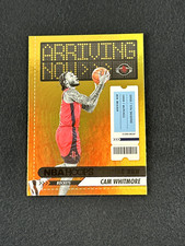 2023-24 NBA Hoops CAM WHITMORE Arriving Now Holo Insert RC #22 Houston Rockets