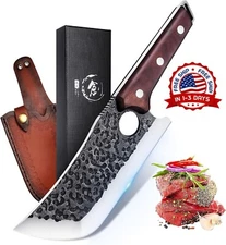 Cuchillos De Carnicero Hacha De Cocina Acero Inoxidable Profesiona Tarea Pesada