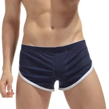 Zonbailon Men's Underwear Breathable Quick Dry Home Pants Shorts