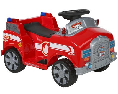 6V Marshall Quad Ride-on with Authentic Graphics Fire Truck Sounds 2.5 MPH NEW