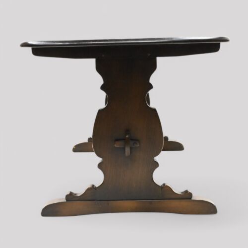 Ercol Elm Dining Table Plank Top Retro Traditional Dark Finish FREE UK Delivery* - Picture 8 of 24