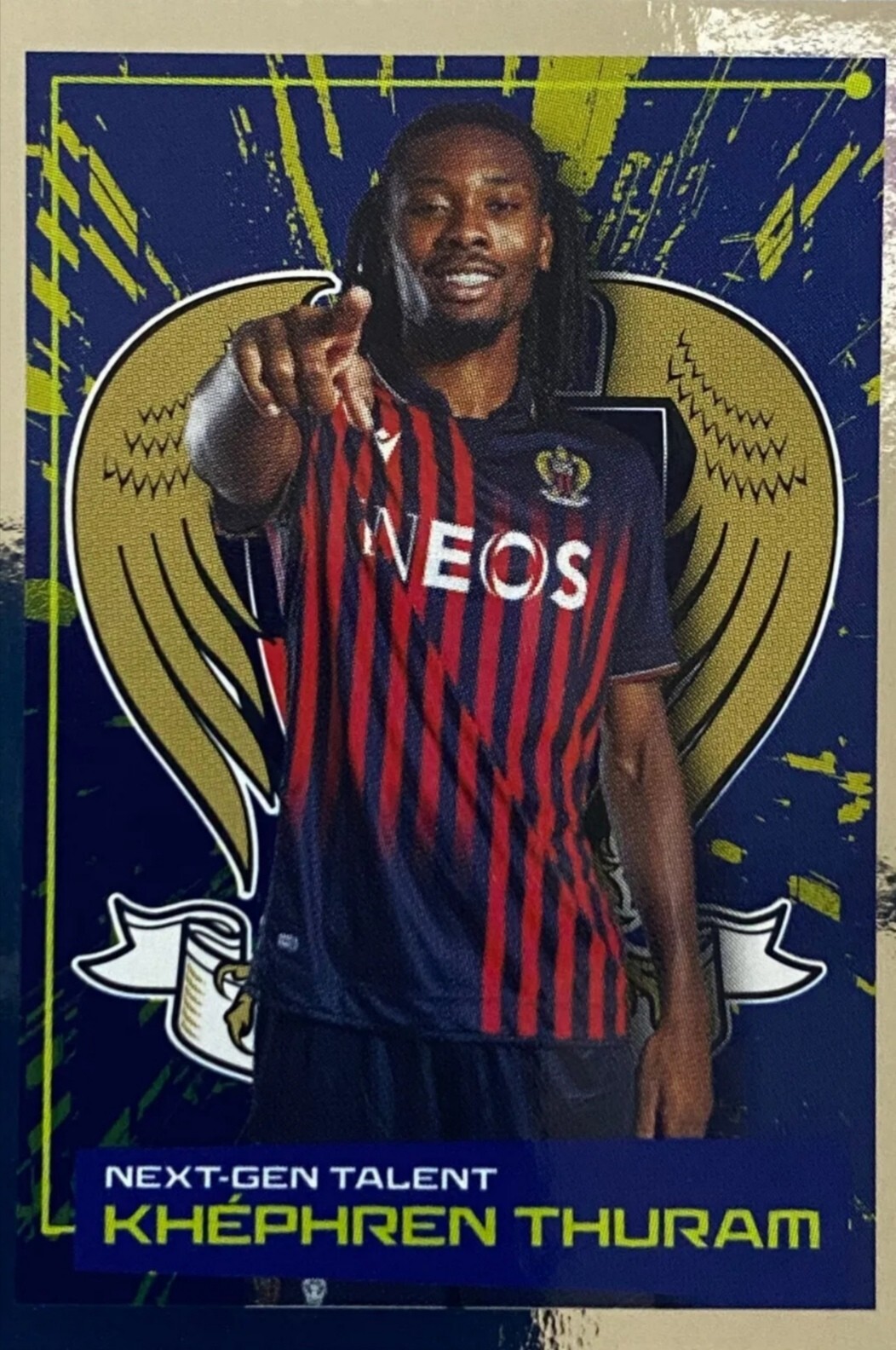 06 OGC Nice foot autocollant plaque arrondis