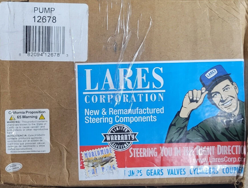 Bomba de dirección asistida Lares 12678 para 1992-2008 Hummer Am General H1 H3 ^ Foto 2 de 2