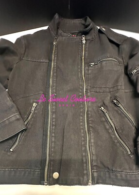 ZARA WOMAN NWT SS25 KATE MOSS X ZARA ZIPPED JACKET BLACK 6840/089