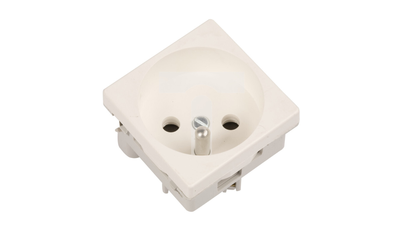 Simon Connect K45 socket single w/u 16A IP20 pure white K02/9 /T2UK