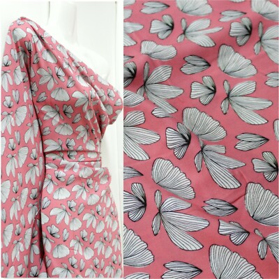   Viskosestoff, Boho Fly by jolijou, Swafing, 150 cm breit, Blumen , koralle  