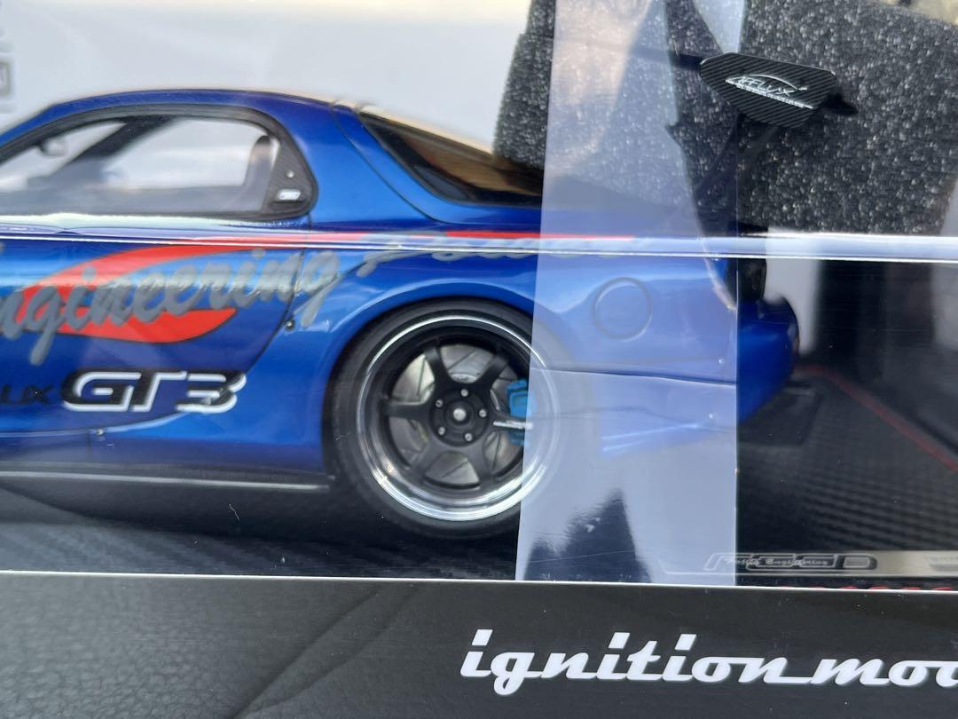ミニカー IG2962 1/18 FEED Afflux GT3 FD3S Ignition Model 1:18 FEED Afflux GT3 (FD3S) Blue Metallic
