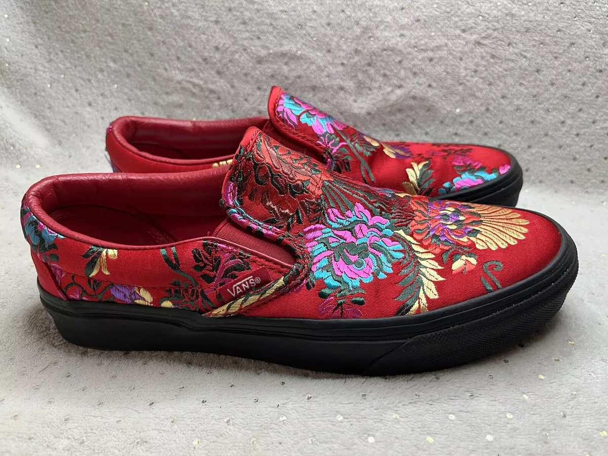 Vans W6.5 M8 Festival Satin Chinese New Year Skate Shoes eBay