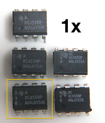 texas instruments RC4558P ac マレーシアンチップ ギター RC4558P