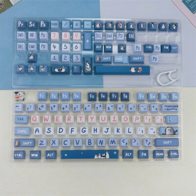 The Penguins of Madagascar Theme Keycap PBT CHERRY Height For MX Switch keyboard
