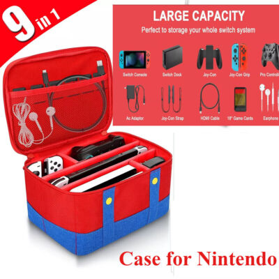 Carrying Storage Case for Nintendo Switch Portable Travel Bag Case Cover
