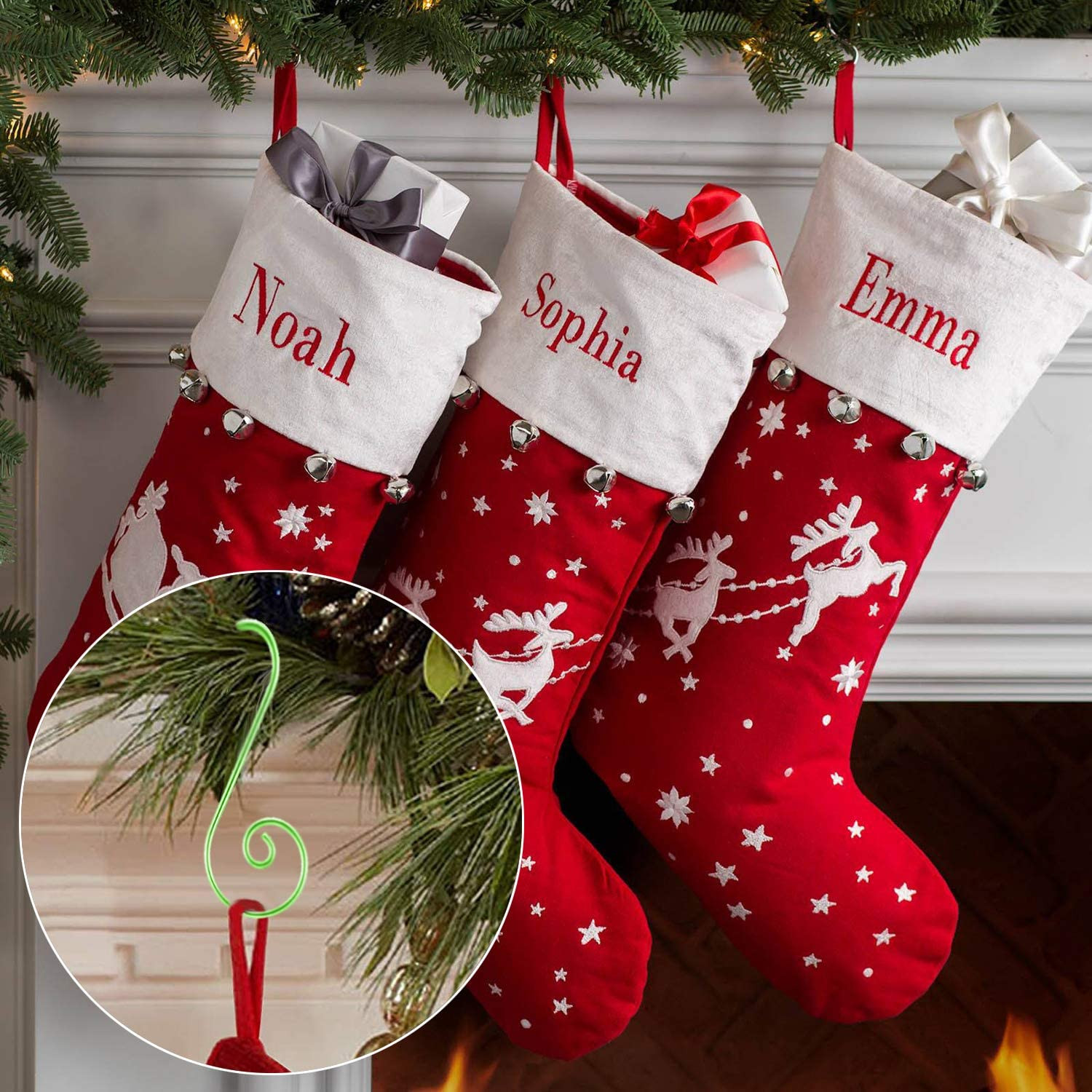 Christmas Ornament Hooks 160 Pcs Christmas Tree Ornament Hangers Hooks for Chris