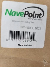 4-Post Sliding Server Shelf, Cold Rolled Steel, Black, Venting, Adjustable,