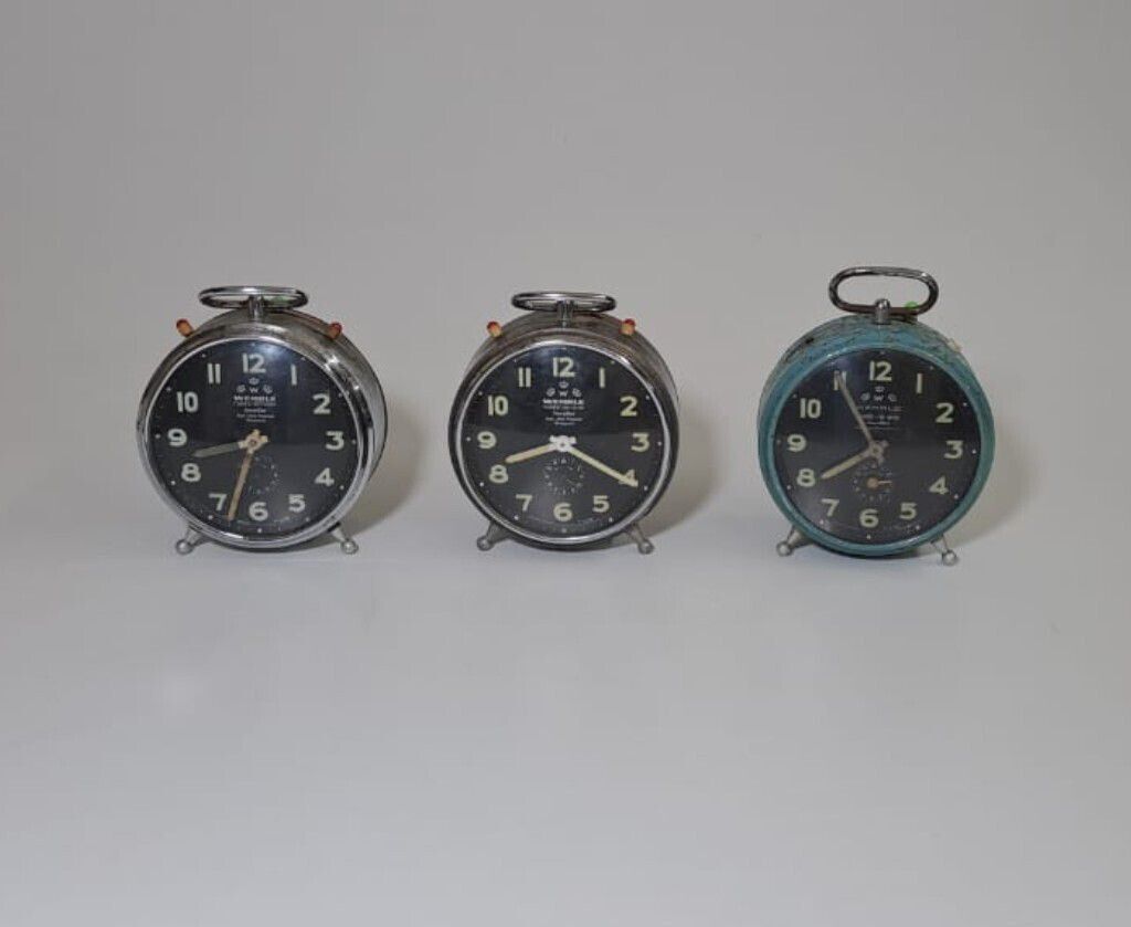 Wehrle Three In One Alarm Clock Western Germany For Parts As Wehrle Three In One Alarm Clock Western Germany For Parts As