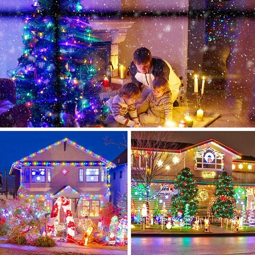 Mains Clear Cable Fairy String Lights 100-500 LED Waterproof Indoor Outdoor Tree - Picture 4 of 16