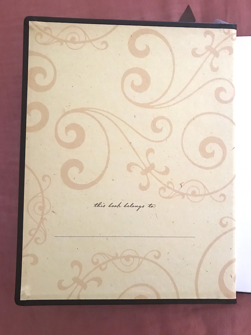 Large 12×11 Genuine Leather Family Photo Scrapbook Album OUAF Once Upon