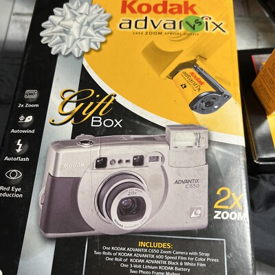 Kodak Advantix C650 Zoom APS Point & Shoot Film Camera - Gift Set Open Box 2020