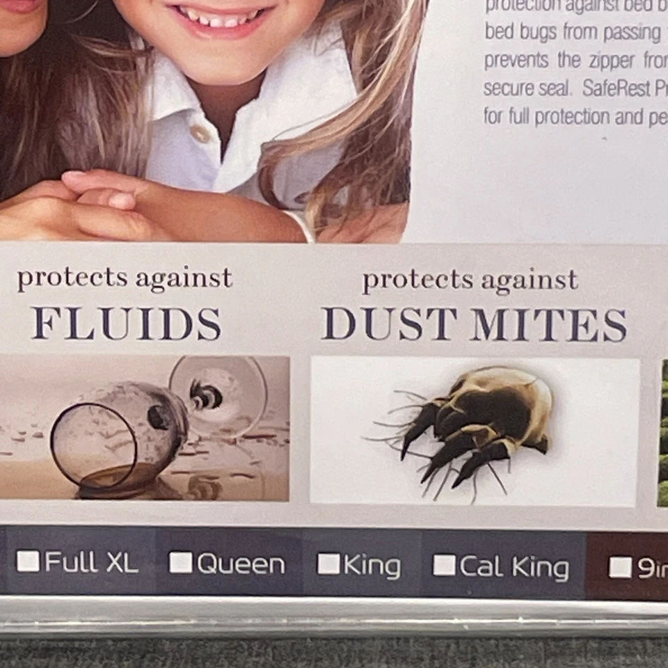 Protector de colchón con cremallera SafeRest - Colchón doble impermeable premium de 12 pulgadas Foto 4 de 4